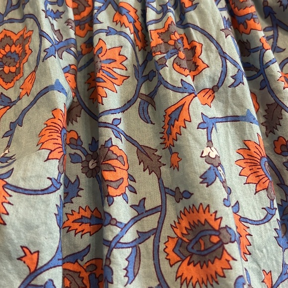 SUNDRY X EVEREVE 0 (S) All Day floral puff sleeve mini dress with ruffle hem - Picture 8 of 9